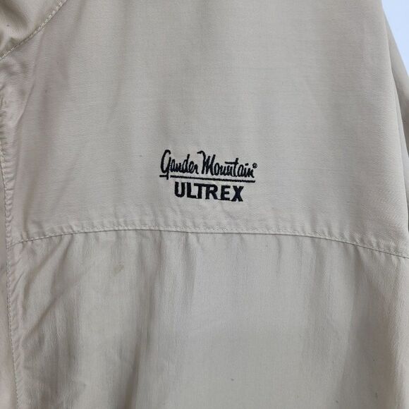 Vintage Gander Mountain Jacket XL Tan Lightweight Outdoors Waterproof Hooded - Picture 12 of 16